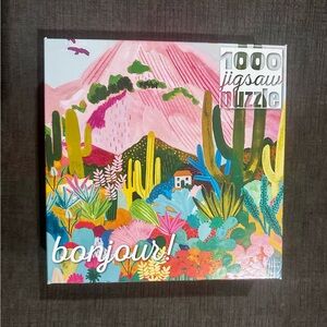 Buffalo Games 1000-piece Puzzle - bonjour! Cactus Mountain AZ